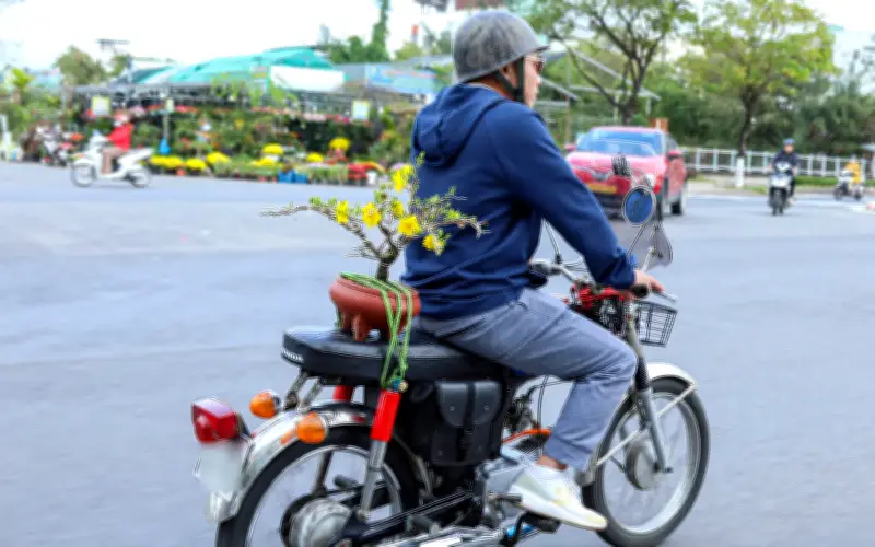 Đà Nẵng Nhộn Nhịp Dịch Vụ Chở Hoa Tết, Lao Động Tự Do Kiếm Tiền Triệu Mỗi Ngày