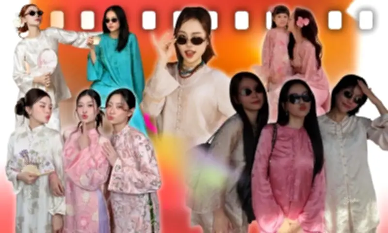 Áo Dài Kim Sa Và Áo Bà Ba Lên Ngôi, Tạo Cơn Sốt Thời Trang Tết Bính Ngọ