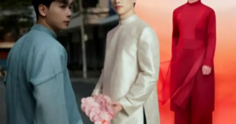 Áo Dài Nam Bùng Nổ: Từ Nghi Lễ Đến Phong Cách Thời Thượng Trên Phố