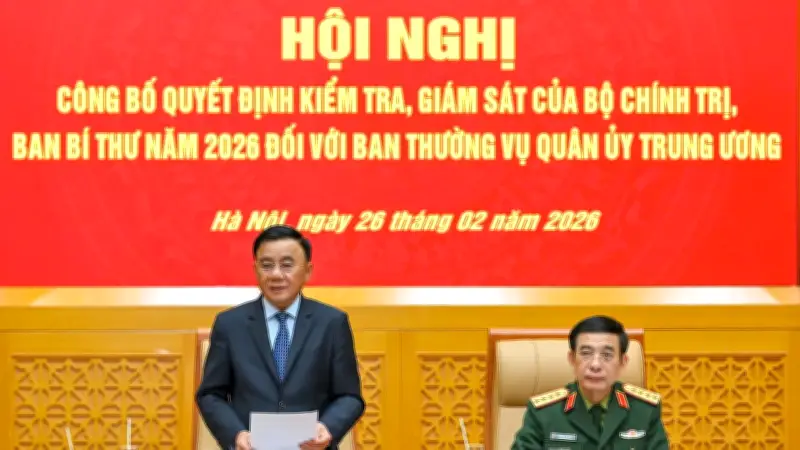 Đoàn Kiểm Tra Số 12 Triển Khai Giám Sát Ban Thường Vụ Quân ủy Trung Ương