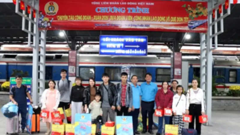 Hơn 2.290 Lao Động Được Hỗ Trợ Vé Về Quê Đón Tết Nguyên Đán 2026 Tại TP.HCM