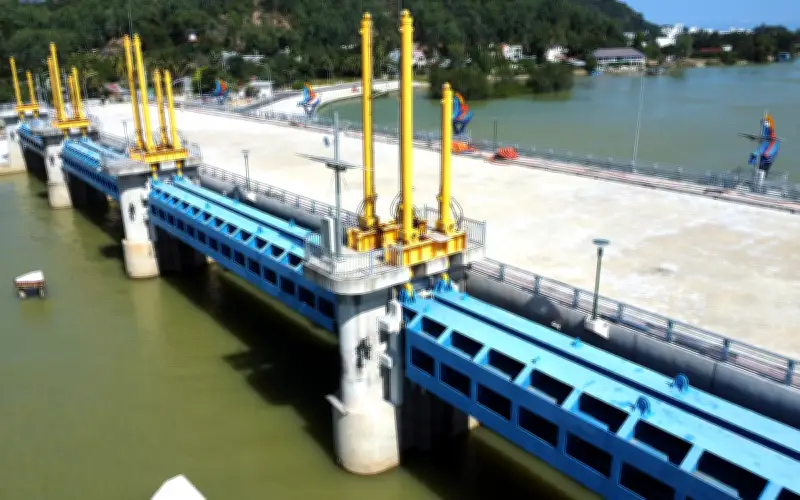 Đập Ngăn Mặn Sông Cái Nha Trang Sắp Hoàn Thành, Đảm Bảo Nước Sinh Hoạt Cho 500.000 Dân