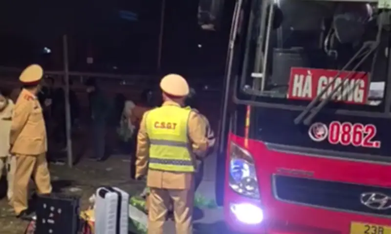 Xe khách chở quá 29 người tại Hải Phòng bị phạt gần 200 triệu đồng