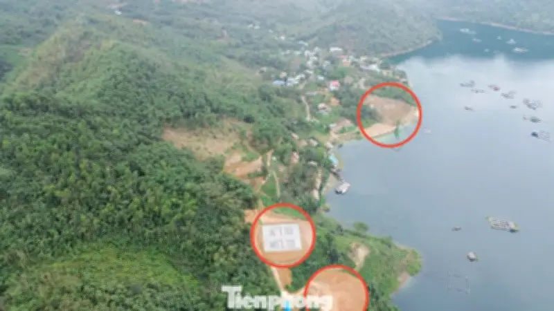 Phú Thọ chỉ đạo xử lý vi phạm lấn chiếm hồ Hòa Bình sau phản ánh báo chí