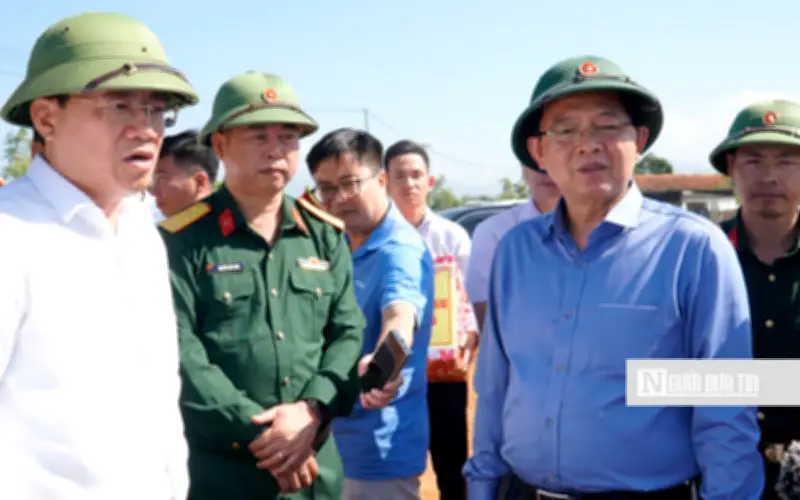 Phó Thủ tướng Hồ Quốc Dũng kiểm tra tiến độ cao tốc Quy Nhơn – Pleiku và dự án tái định cư