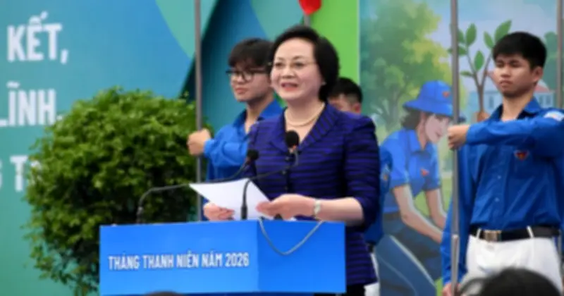 Phó Thủ tướng Phạm Thị Thanh Trà kêu gọi thanh niên tiên phong trong đổi mới và phát triển bền vững