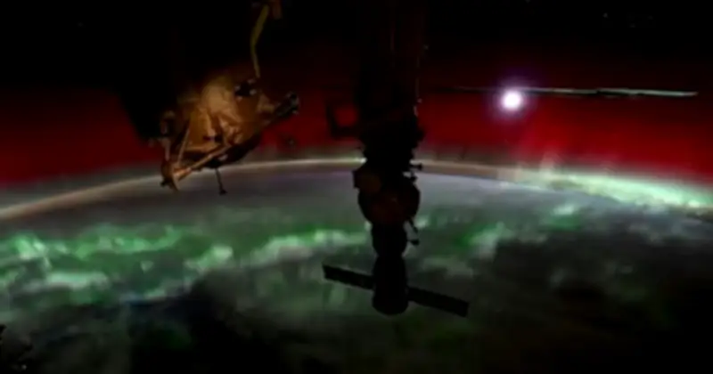 Phi hành gia NASA ghi lại cảnh cực quang tuyệt đẹp từ Trạm Vũ trụ Quốc tế