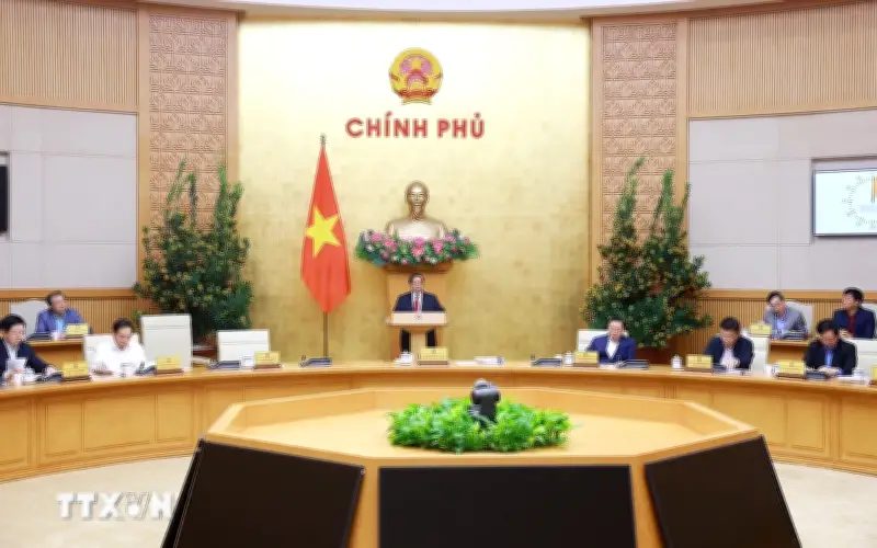 Phiên họp Chính phủ chuyên đề về xây dựng pháp luật tháng 2/2026