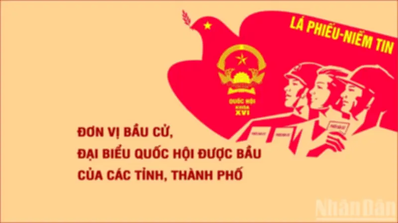Phân Bổ Đại Biểu Quốc Hội: Số Lượng Đơn Vị Bầu Cử Tại Các Địa Phương