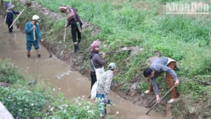 Phường Chiềng An ra quân toàn dân làm thủy lợi, bảo đảm nguồn nước cho sản xuất