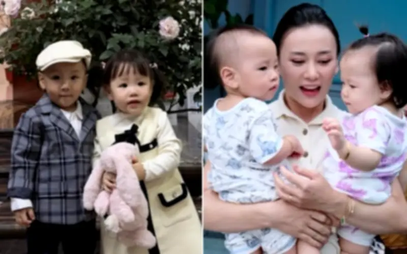 Phương Oanh đăng ảnh Tết của con cặp song sinh, chiếm sóng MXH vì cực đáng yêu