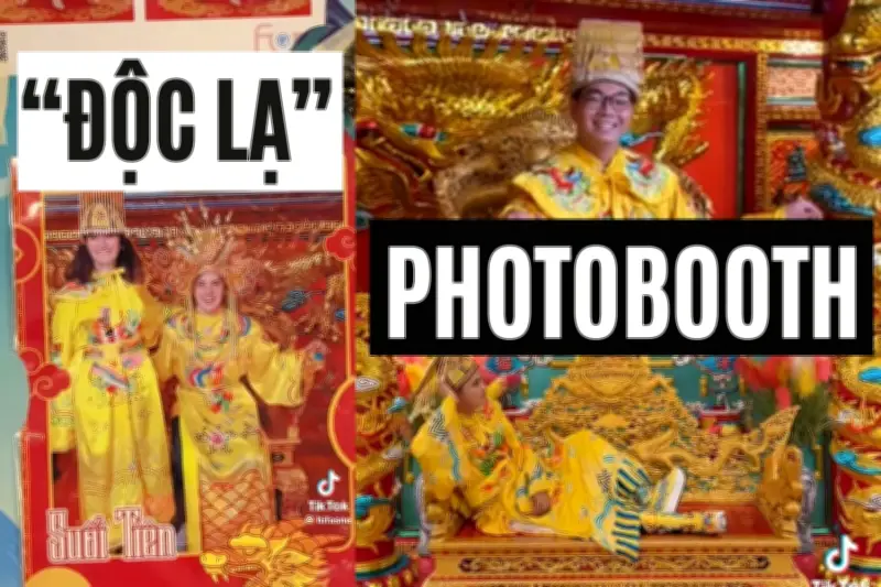 Photobooth Vua Chúa Tại Suối Tiên: Trào Lưu Mới Lạ Thu Hút Giới Trẻ Sống Ảo