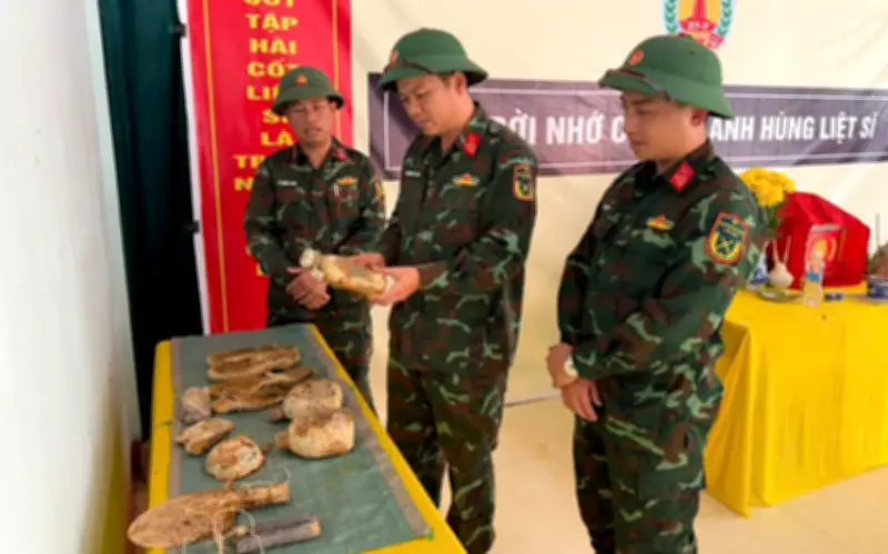 Phát Hiện Hai Cốt Liệt Sĩ Cùng Nhiều Di Vật Quý Giá Tại Địa Điểm Lịch Sử