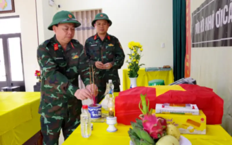 Phát hiện hài cốt liệt sĩ trong vườn nhà dân tại Quảng Trị