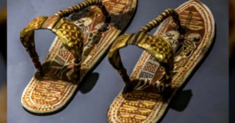 Phát hiện đôi dép 'vũ khí bí mật' của Pharaoh Tutankhamun sau 3.300 năm
