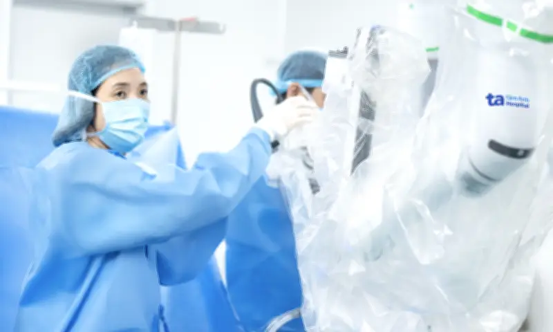 Phẫu thuật robot cứu bệnh nhân hẹp niệu quản biến chứng sau tán sỏi