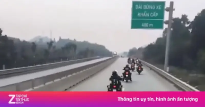 Phạt 11 Người Nước Ngoài Đi Mô Tô Phân Khối Lớn Trái Phép Vào Cao Tốc