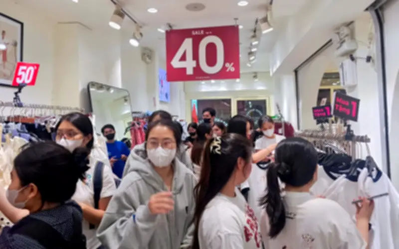 Phố thời trang Trần Quang Diệu nhộn nhịp, khách đổ xô mua sắm đồ Tết cuối tuần