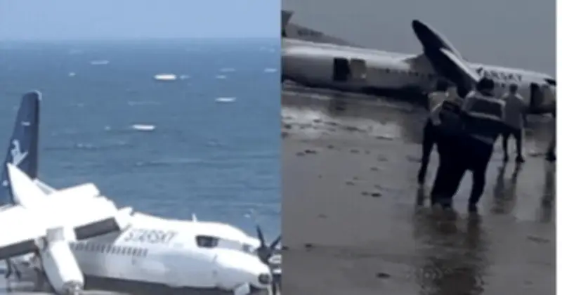 Máy bay chở 55 người gãy cánh, rơi xuống biển Mogadishu: Toàn bộ hành khách sống sót