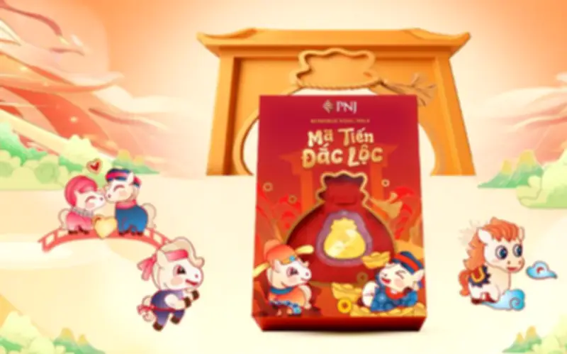 PNJ Gây Sốt Với Blindbox Vàng 99,99% Mã Tiến Đắc Lộc Dịp Thần Tài 2026