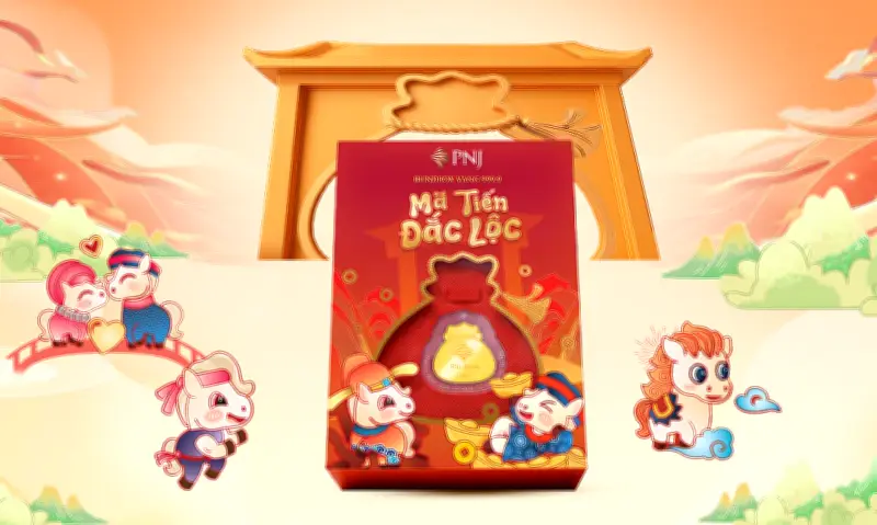 PNJ tung loạt sản phẩm vàng 'rước lộc' độc đáo với hình tượng ngựa cho năm mới 2026