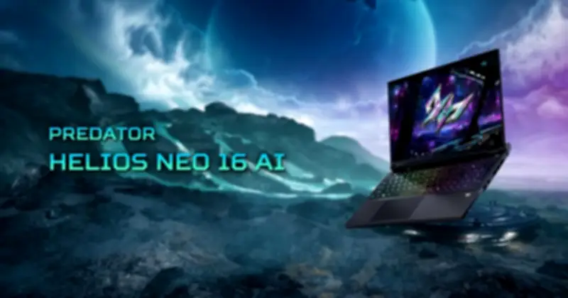 Predator Helios Neo 16 AI: Laptop Gaming RTX 5060 Hiệu Năng Cao Cho Game Thủ Hiện Đại