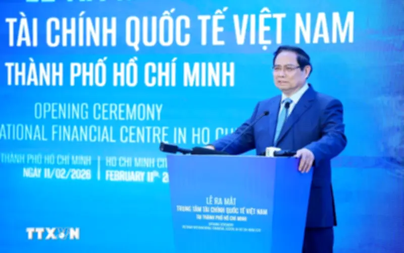 Thủ tướng Phạm Minh Chính khẳng định quyết tâm phát triển Trung tâm Tài chính quốc tế Việt Nam