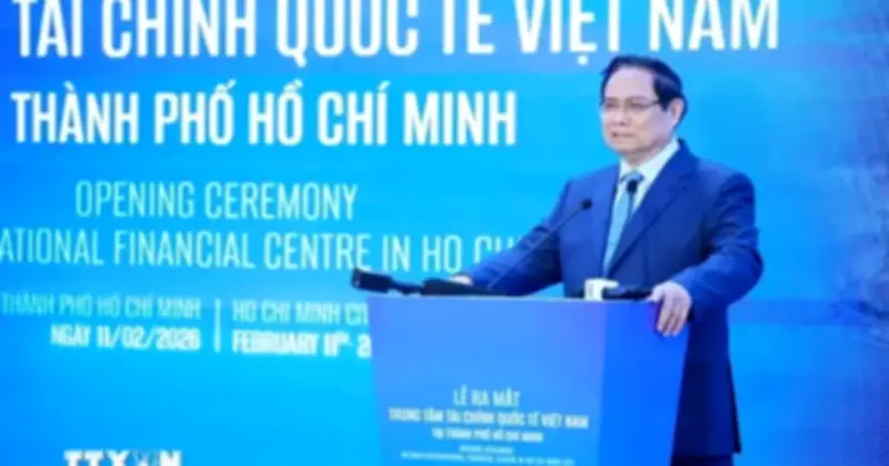 Thủ tướng ra mắt Trung tâm Tài chính Quốc tế tại TP.HCM, kêu gọi đột phá thể chế