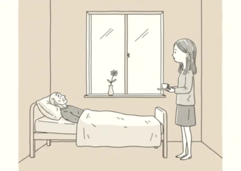 Mâu thuẫn tâm lý khi chăm sóc người cha từng bạo hành mẹ