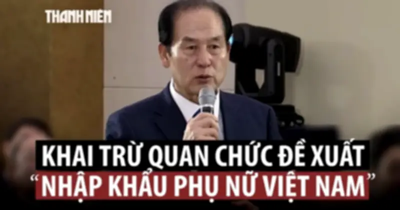 Quan chức Hàn Quốc bị khai trừ vì đề xuất nhập khẩu cô dâu Việt Nam