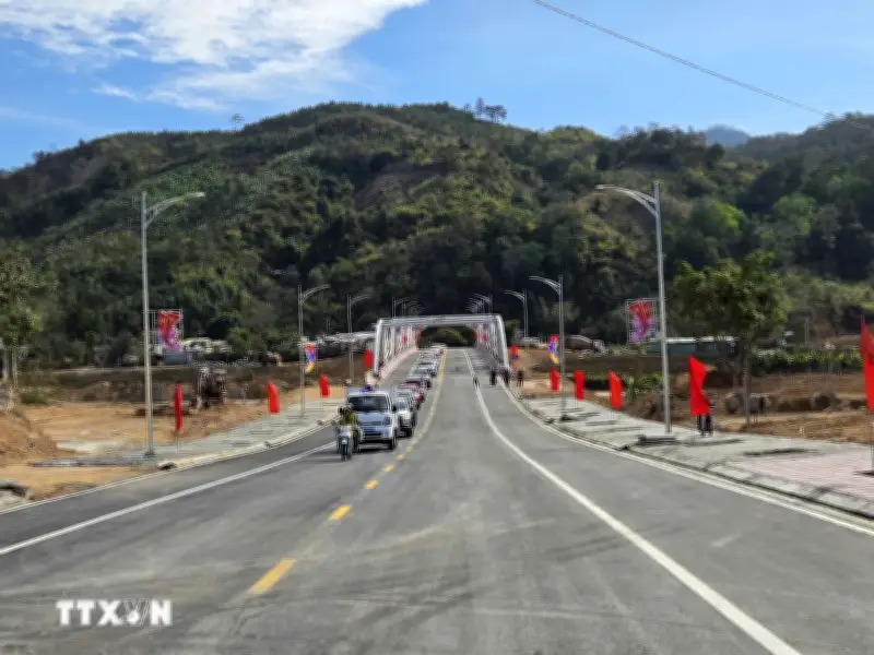 Quảng Ngãi thông xe kỹ thuật vượt tiến độ cầu 165 bắc qua sông Pô Kô