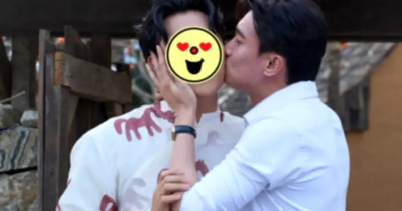 Quốc Trường Gây Xôn Xao Với Hành Động Thân Mật Hôn Má Nhà Thiết Kế Đỗ Long