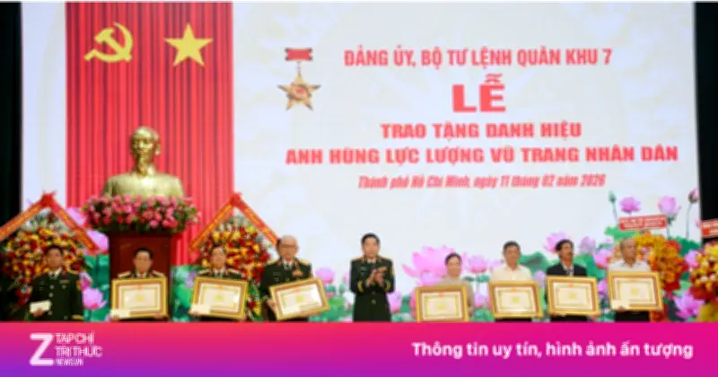 Quân khu 7 vinh danh 7 tướng lĩnh với danh hiệu Anh hùng Lực lượng vũ trang nhân dân