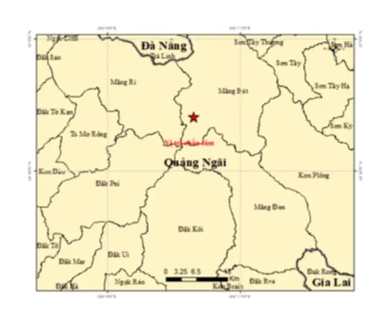 Quảng Ngãi ghi nhận 5 trận động đất liên tiếp, chuyên gia cảnh báo hoạt động địa chấn tiếp diễn