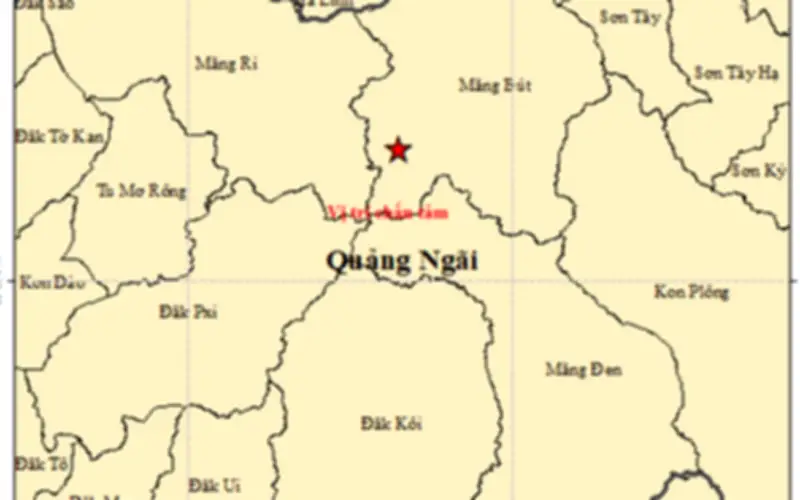 Quảng Ngãi liên tiếp hứng chịu 5 trận động đất trong đêm, chuyên gia cảnh báo nguy cơ