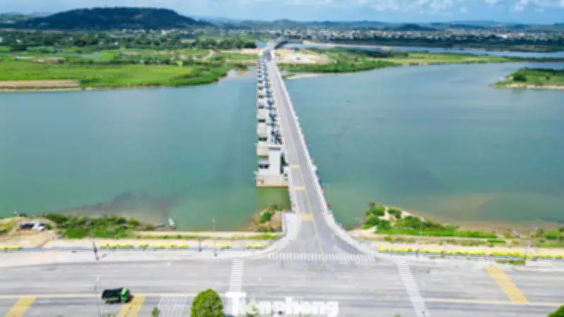 Quảng Ngãi Thông Xe Đập Dâng Sông Trà Khúc, Nối Đôi Bờ Dịp Tết