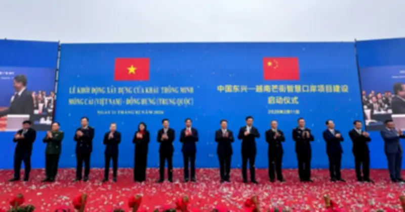 Quảng Ninh Khởi Công Cửa Khẩu Thông Minh Móng Cái, Thúc Đẩy Giao Thương Việt - Trung