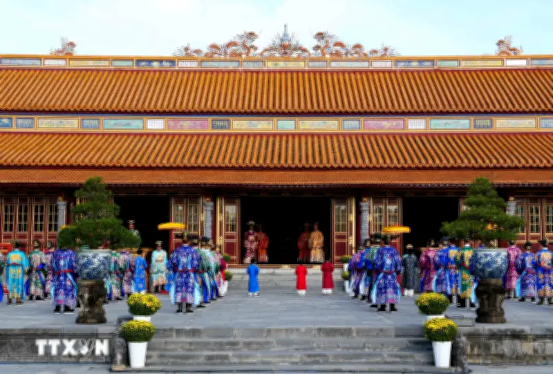 Tái Hiện Lễ Thiết Triều Nguyên Đán Của Triều Nguyễn Tại Đại Nội Huế