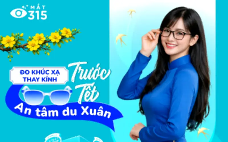 Đo khúc xạ trước Tết: Giải pháp giữ thị lực ổn định, tránh mỏi mắt khi di chuyển