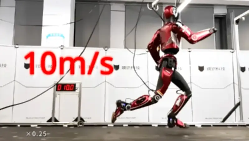 Robot hình người chạy 10m/s: Đột phá công nghệ từ phát minh mới