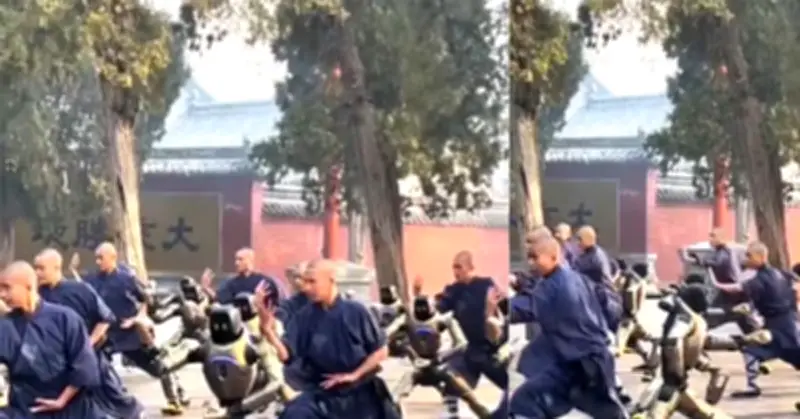 Robot hình người luyện võ cùng nhà sư Thiếu Lâm: Cuộc giao thoa gây tranh cãi giữa truyền thống và AI