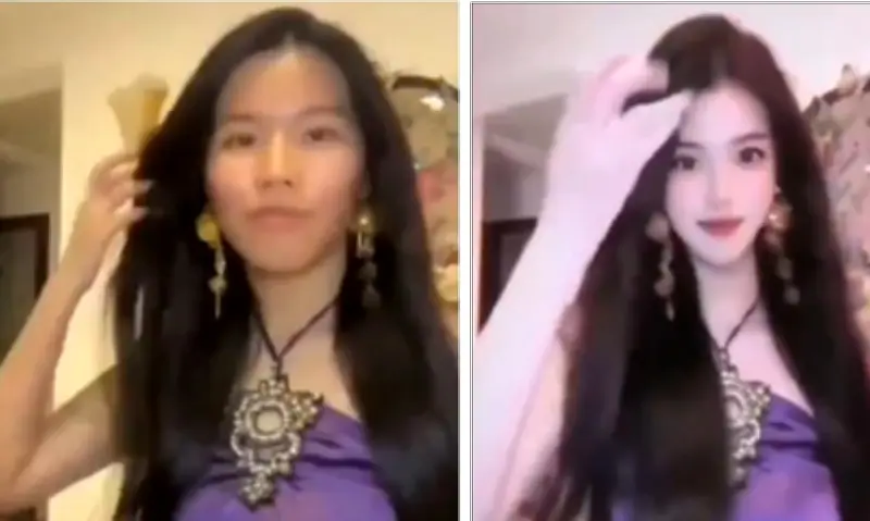 Sự cố mất bộ lọc làm đẹp khiến nữ streamer Trung Quốc lộ dung mạo thật, gây tranh cãi về tiêu chuẩn sắc đẹp