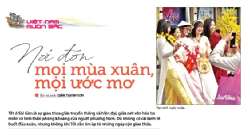 Sài Gòn Mùa Xuân: Hồn Cốt Xưa Và Nhịp Sống Hiện Đại Trong Không Khí Tết