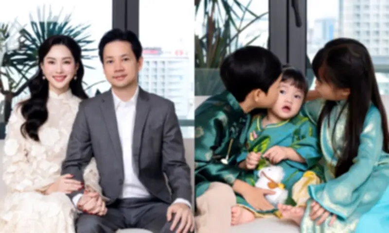 Sao Việt đông con đón Tết Bính Ngọ ấm cúng bên gia đình