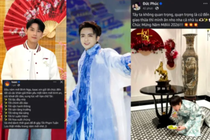 Sao Việt rộn ràng đón Tết Bính Ngọ: Lời chúc ý nghĩa và khoảnh khắc ấm áp