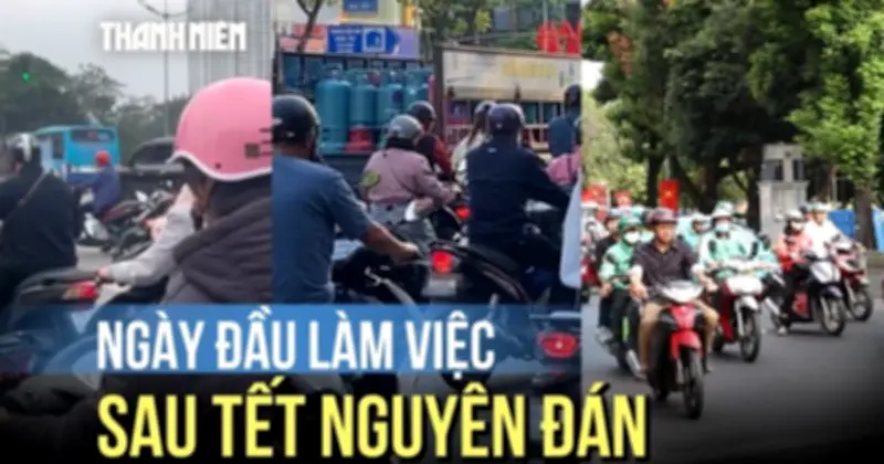 Sau Tết, dân văn phòng đổ về các đô thị lớn, nhịp sống hối hả trở lại