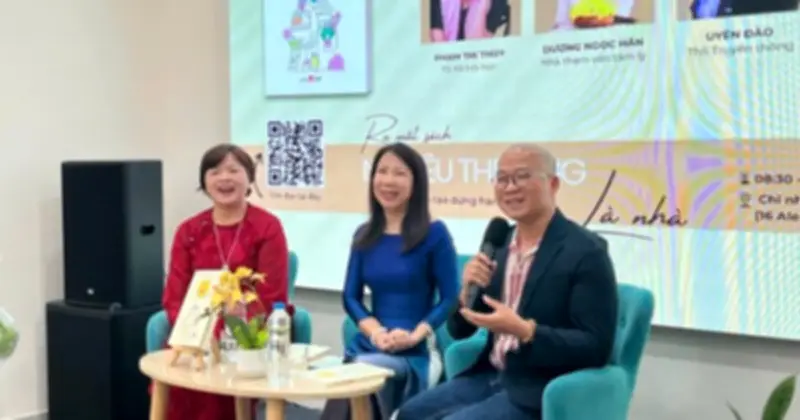 Sách 'Nơi yêu thương là nhà' ra mắt: Hạnh phúc gia đình là năng lực cần học hỏi