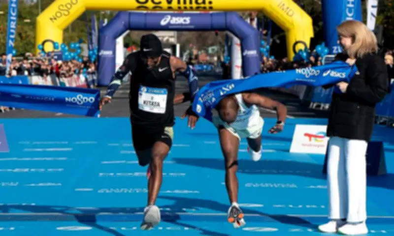 Seville Marathon 2026: Chiến thắng sít sao nhất lịch sử qua công nghệ photo-finish