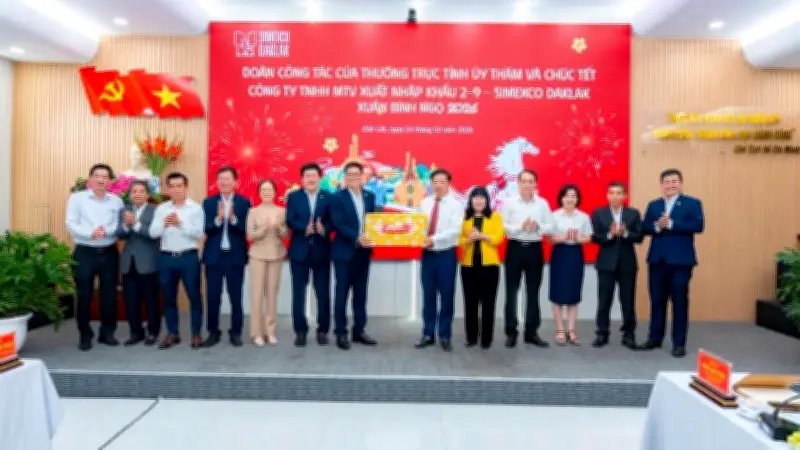 Simexco Daklak Ghi Nhận Tăng Trưởng Mạnh, Bí Thư Tỉnh ủy Thăm Công Trường Đầu Xuân