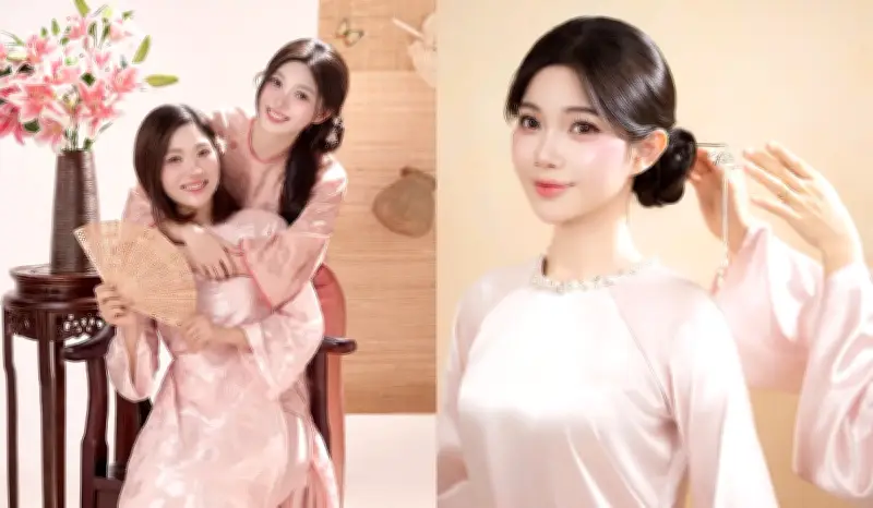 Sinh viên Hà Nội chụp ảnh Tết cùng mẹ: Lưu giữ khoảnh khắc tình mẫu tử thiêng liêng